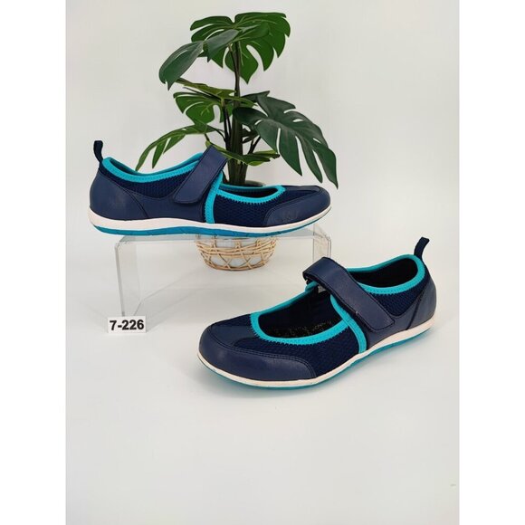 Vionic Women's Ailie Mary Janes Blue Orthotic Support Athletic Shoes Size 7.5 US - Picture 1 of 8